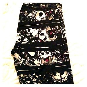 TC lularoe Jack Skeleton Leggings